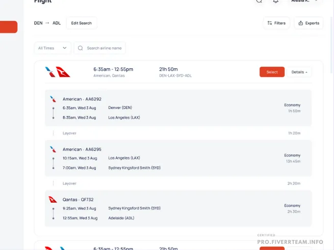 Comprehensive Online Travel Agency Mobile & Web Application Development