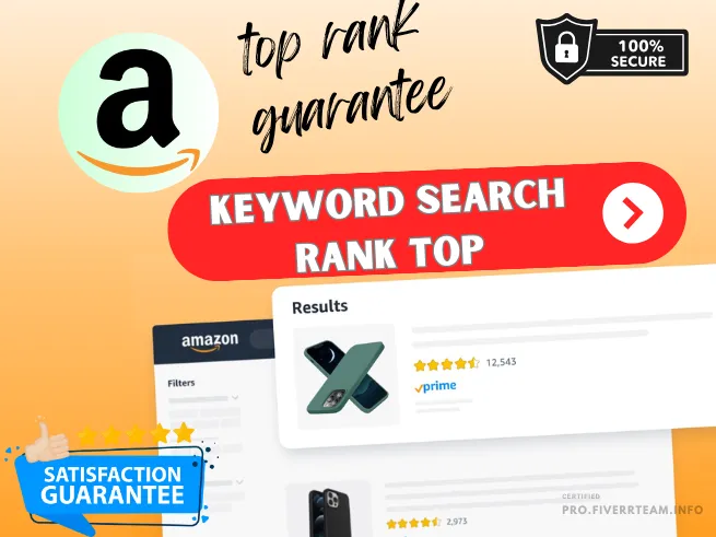 Do keyword optimization & Rank increase 1st page for 20 -25 ASIN's