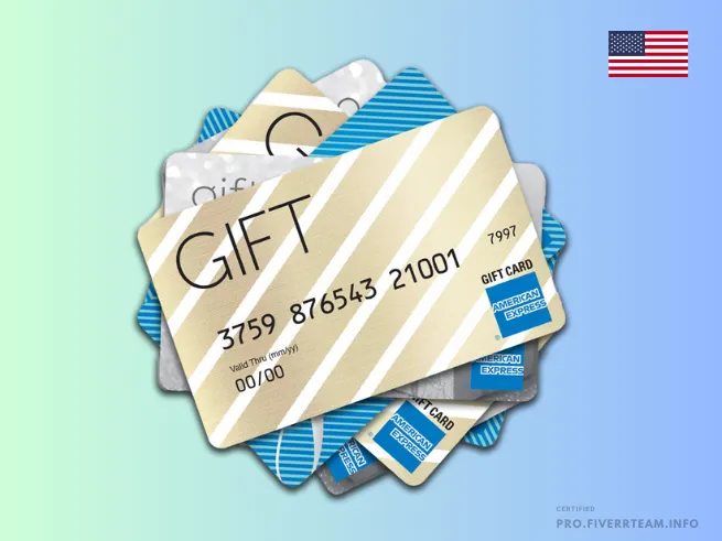 American Express Prepaid card 1000 pcs | $25 Balance per Card 