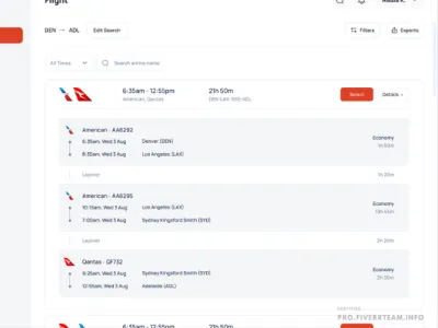 Comprehensive Online Travel Agency Mobile & Web Application Development