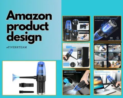 Design amazon listing images, product pictures that convert sales 