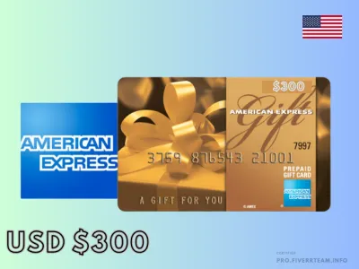 American Express Prepaid card 500 pcs | $300 Balance per Card 