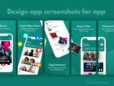Eye-Catching App Store & Play Store Screenshots - 48-Hour Delivery